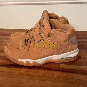 Nike Air Force Max 'Flax'  Phantom Light Brown Suede - Gum Sole  Men's Size 10